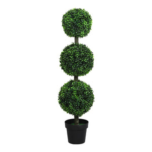 Lambu Artificial Triple Ball Boxwood Trees-1996005422393331713