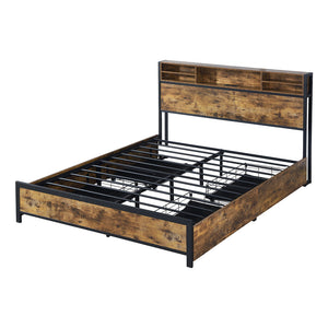 Levede bed frame queen-1996005390717947905