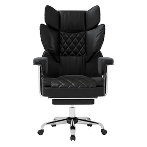 Levede Gaming Office Chair High Back PU Leather Black-1996009988778233857