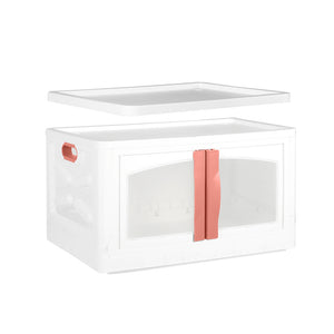 Plastic Storage Containers Stackable Red-1973193713844883457