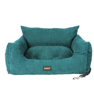 PaWz Pet Car Booster Seat Dog Protector L Green Large-1973193673273380865