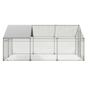 Pawz 600x300x194cm Large Metal Walk-in Chicken Coop Cage-1996005446175035393