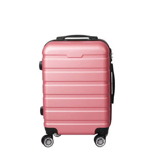Slimbridge 20" Carry On Luggage Case Rose Gold 20 inch-1973193939502632961