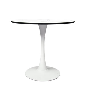 Levede Dining Table Kitchen 4 Person White-1973194083396620289