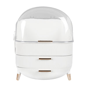 Makeup Organizer Case Drawer Portable White-1975420500238798849
