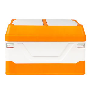 Car Boot Organiser 2 Layer Foldable Orange-1973194056238501889