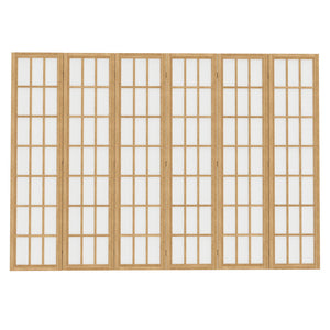 Levede 6 Panel Room Divider 170cm Freestanding Screen-1996005516916166657
