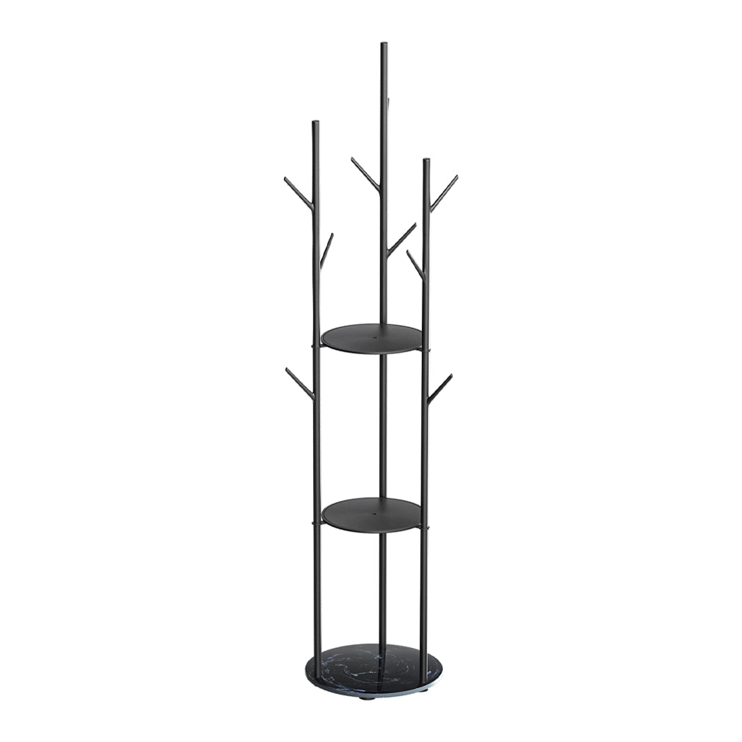levede-coat-rack-clothes-stand-8-hook-organizer-black-1973193820665417729