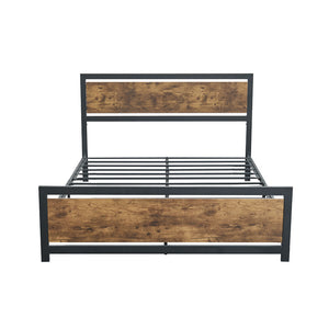 Levede Metal Bed Frame Mattress Base Double-1975420520677642241