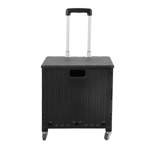 Folding Shopping Trolley Cart Portable Black-1973193722279628801