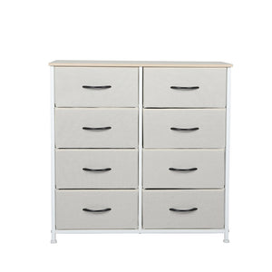 Levede Storage Cabinet Tower Chest Beige-1973194072663396353