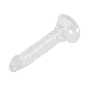 Crystal Dildo Dong Realistic Penis Cock White 15cm-1973193734933843969
