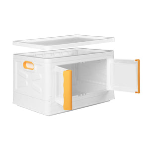 45L Storage Container Stackable Toy Yellow-1973193713656139777