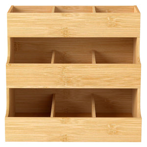 Toque Vertical Bamboo Tea Organizer Holds 180 Tea Bags-1996005512658948097