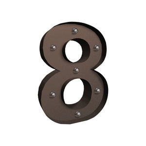 LED Metal Number Lights Free Standing-1973194151071715329