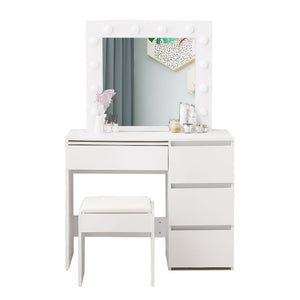 Levede Dressing Table Vanity Set Stool-1973193788277002241