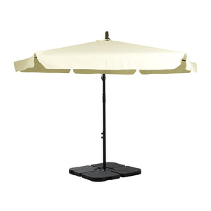 Mountview 3M Outdoor Umbrella Beach Beige With Base-1975420433687777281