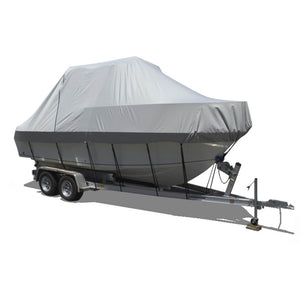 12-14 FT Boat Cover Trailerable Weatherproof Grey 14FT-1973194043483623425
