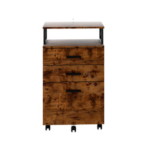 Levede Mobile File Cabinet 3 Drawers Home Office Desk-1996005511543263233