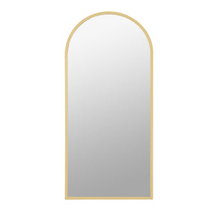 Yezi Floor Mirror Full Length Mirrors 1.8M Gold White-1973193813853868033