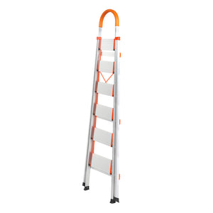 Traderight 6 Step Ladder Folding Aluminium-1973193887921082369