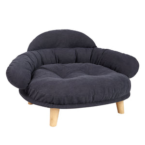 Pawz Elevated Pet Dog Cat Sofa Bed Couch XL Size Grey-1996005432522575873