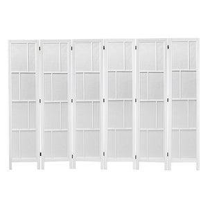 Levede 6 Panel Room Divider 170cm Freestanding Screen-1996005598117892097