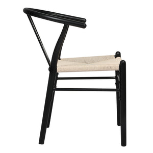 Levede 8x Dining Chairs Wooden Hans Black-1996005472267800577