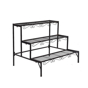 Levede Plant Stand 3 Tier Rectangle-1973193769654292481