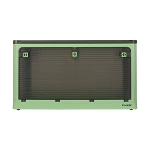 Storage Box Plastic Stackable Container L Green Large-1973193712070692865