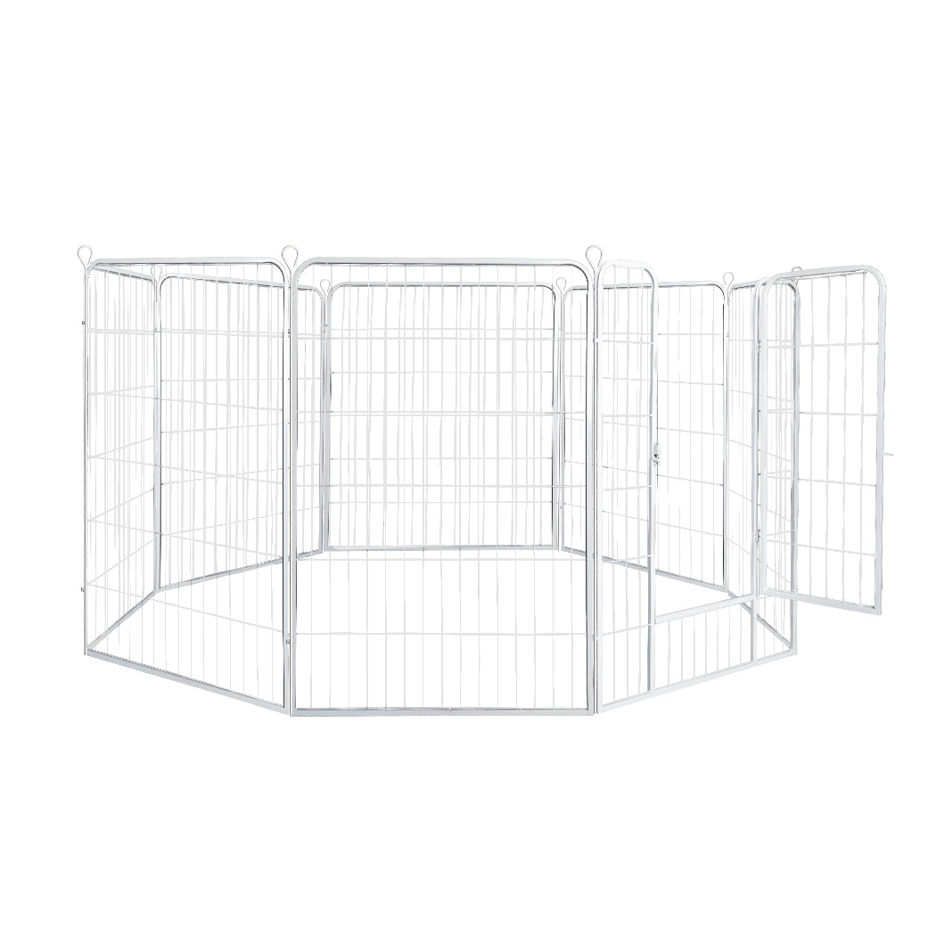 pawz-8-panel-48-pet-dog-playpen-puppy-white-4kg-chicken-1973193828466823169