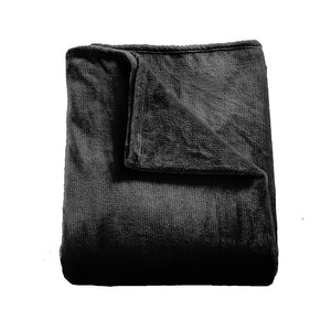 DreamZ 320GSM 220x240cm Ultra Soft Mink Black Queen-1973194034683973633