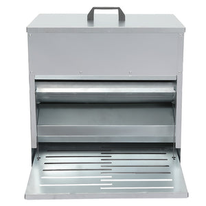 PaWz 10KG Auto Chicken Feeder Dispenser Galvanised Steel-1996005433252384769
