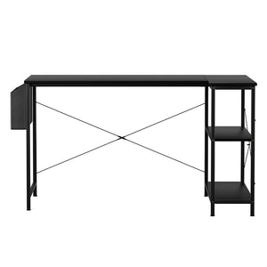 Levede L Shaped Computer Desk Home Desk Black-1996005368752377857