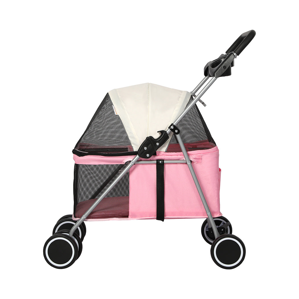 pawz-pet-stroller-dog-cat-carrier-foldable-pink-1975420406949089281