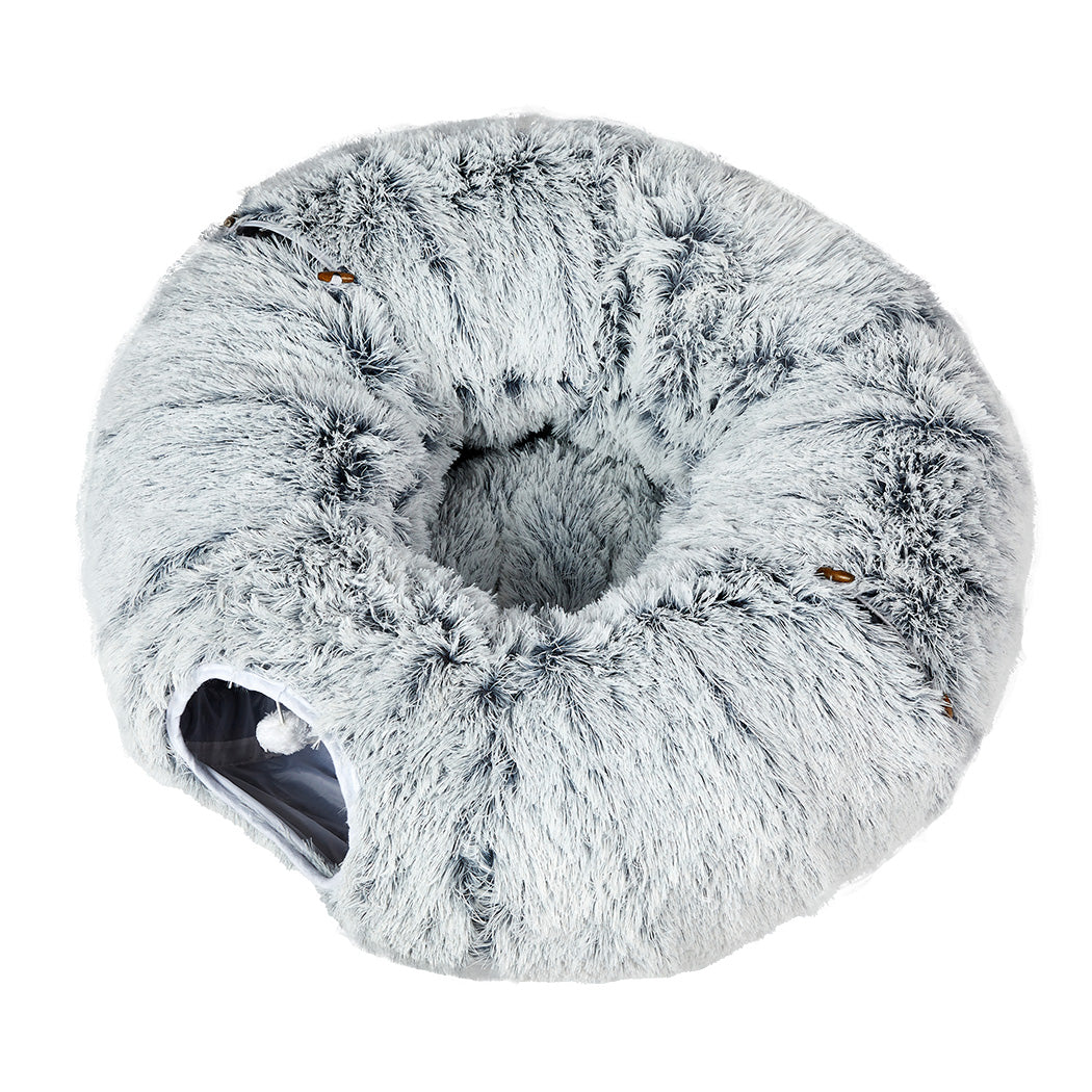 pawz-cat-tunnel-foldable-fluffy-plush-play-tube-grey-1996005432891674625