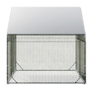Pawz 200x300x194cm Large Metal Walk-in Chicken Coop Cage-1996005445810130945