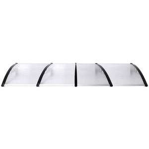 Mountview Window Door Awning Outdoor 1M X 4M Transparent 1x4M-1973193988395634689