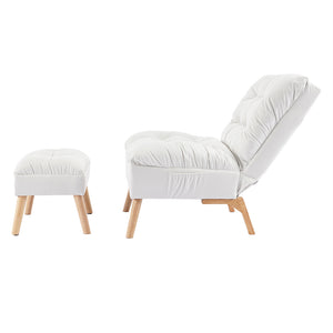 Levede Sofa Ottoman Set Accent Recliner-1973194010130518017