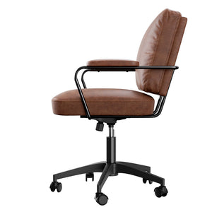 Levede Office Arm Chair Leather Executive Chairs-1996005452894310401