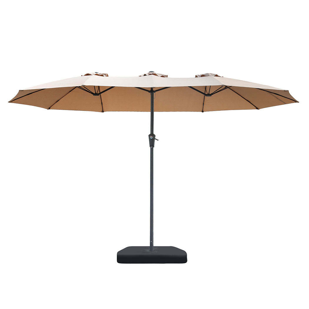 centra-4m-double-sided-patio-umbrella-outdoor-umbrella-base-stand-khaki-1996005405003747329