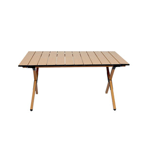 Levede Folding Camping Table Portable Oak-1973193998793314305