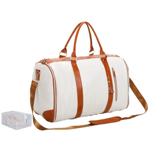 Slimbridge Garment Bags Hanging Suit Duffel Bag Beige-1996005431276867585