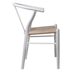 Levede 6x Dining Chairs Wooden Hans White-1996005472645287937