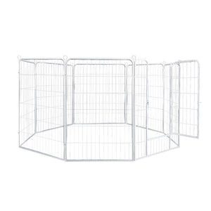PaWz 8 Panel 32'' Pet Dog Playpen Puppy White 2.5kg Mackerel & Lamb-1975420508061175809