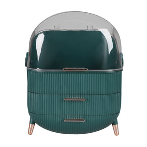 Makeup Storage Case Cosmetic Organiser Green-1973193810804609025