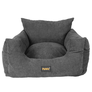 PaWz Pet Car Booster Seat Dog Protector M Grey Medium-1973193673831223297