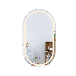 EMITTO LED Wall Mirror Oval Anti-fog 50x90cm-1975420500956024833