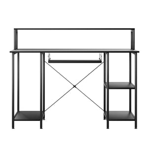 Levede Office Gaming Computer Desk Black-1996005369289248769