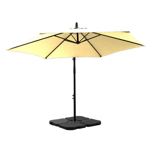 Mountview 3M Outdoor Umbrella Cantilever Grey-1975420431745814529